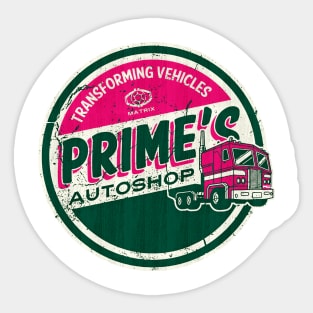 primes autoshop Sticker